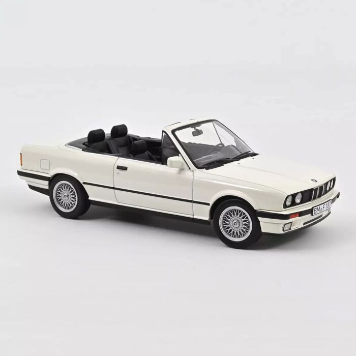 BMW 325i Cabriolet 1:18 Modellauto Miniatur 1/18 Alpinaweiß White 1991 183213 Norev Cabrio 
