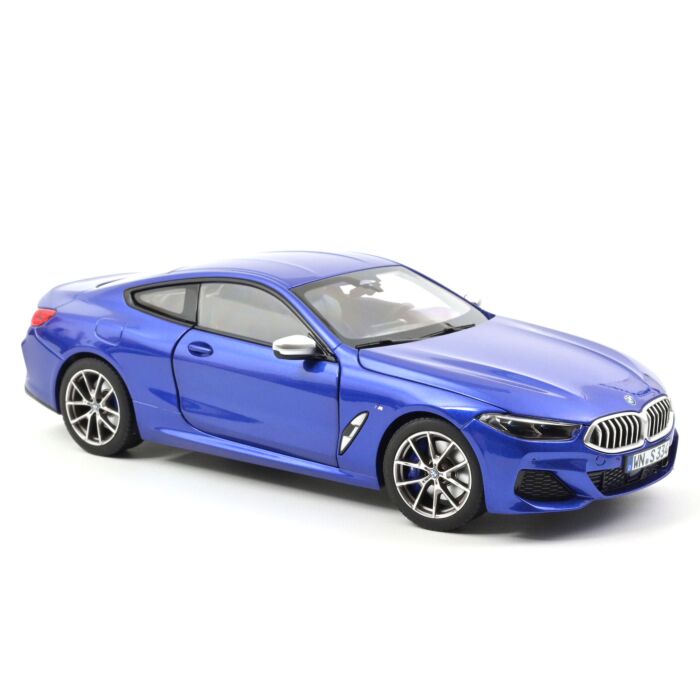BMW M850i Coupe 1:18 Modellauto Miniatur 1/18 Blue Metallic Blau Norev 183286