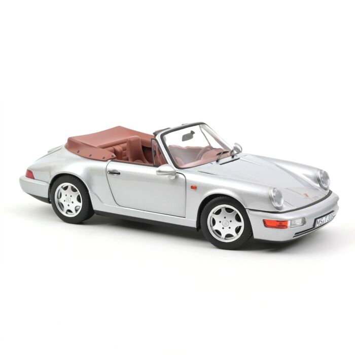 Porsche 911 Carrera 2 Cabrio 1:18 Modellauto Miniatur 1/18 Silber Silver Norev 187330 Cabriolet