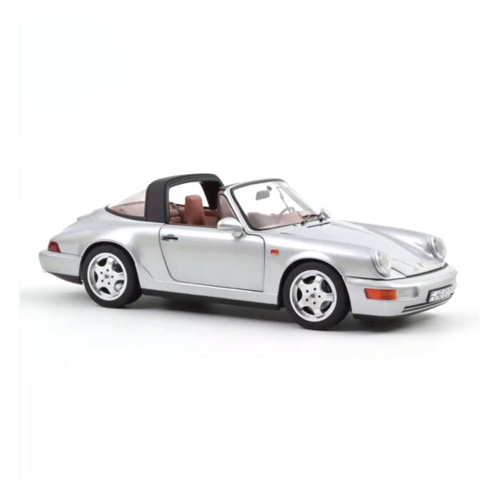 Porsche 911 Carrera 4 Targa 1:18 Modellauto Miniatur 1/18 Silber Norev 187342