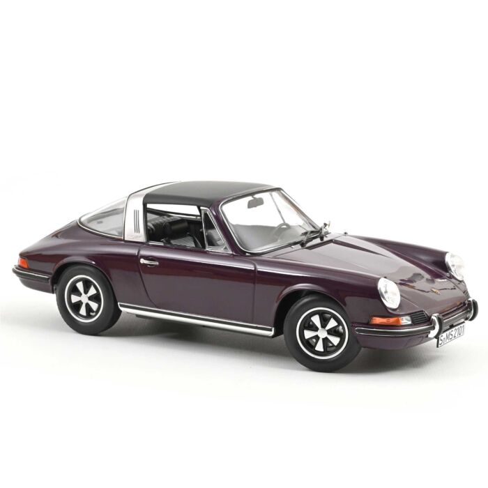 Porsche 911 E Targa 1:18 Modellauto Miniatur 1/18 Violette 1971 Norev 187644