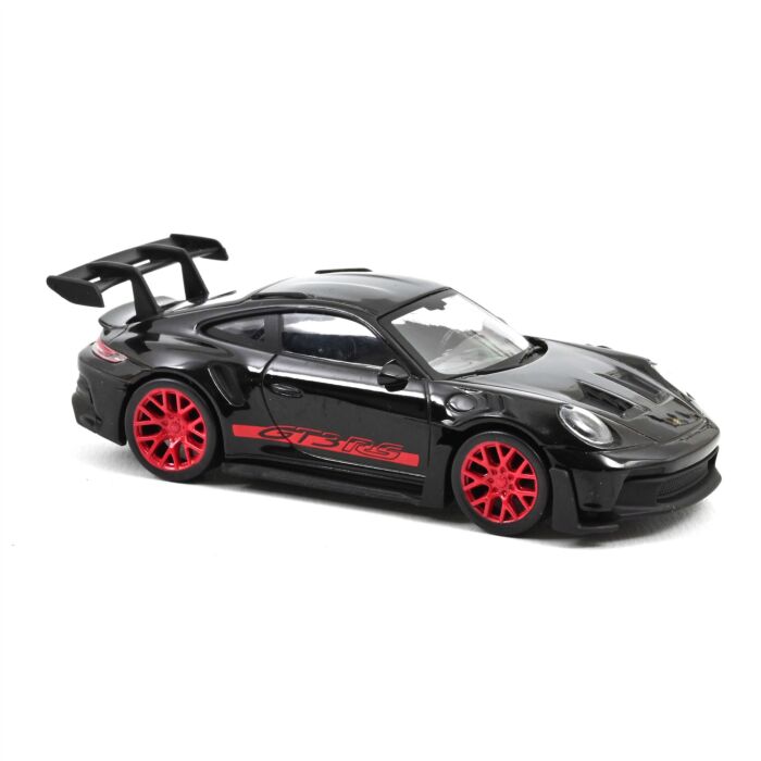 Porsche 911 GT3 RS 1:43 Modellauto Miniatur 1/43 Schwarz Rot Norev 750062 Jet