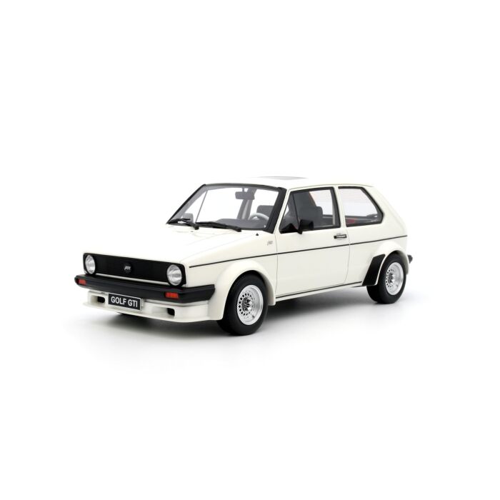 VW Golf 1 GTI ABT 1:18 Modellauto Miniatur 1/18 Weiß 1982 White OT1014 1er MK1