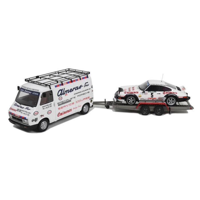 Porsche 911 SC Gr. 4 Citroen C35 1:18 Modellauto Miniatur Rallye Portugal 1981 1/18 OT374