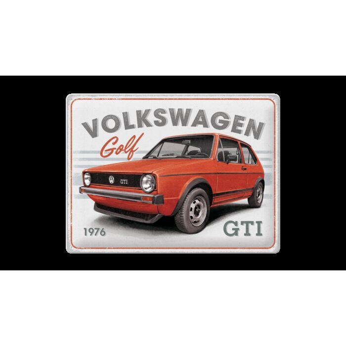 VW GTI 1976 Nostalgic-Art Retro Blechschild 30 x 40 cm Schild Z 093138