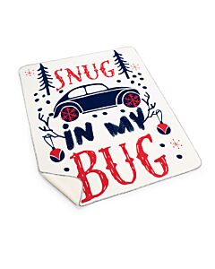 Original VW Kuschel Fleecedecke 1H4084503 Microfleece 150x130 Decke Tagesdecke