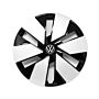 Original VW ID.3 18 Zoll Radzierblende Radkappe Schwarz Silber Stahlfelge 10A601147B WZG