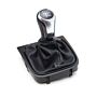 VW Leder Schaltknauf R line Aluminium Golf 5 6 Scirocco Jetta Eos Knauf Hebel Schaltmanschette Manschette