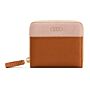 Audi Damen Geldbörse Leder klein 3152101300 Braun-Rosé Portemonnaie Wallet