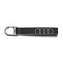 Audi Ringe Schlüsselanhänger Schlaufe grau Anhänger Key ring 3182400300