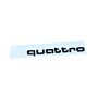Original Audi quattro Schriftzug Schwarz Emblem Logo 4KE071806 Schwarz glänzend