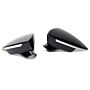 Seat Leon 5F Ibiza Arona Spiegelkappen Set Schwarz Hochglanz Außenspiegelkappen