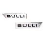 VW Original T6 Transporter Schriftzug Bulli Emblem Logo Aluminium matt Set