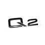 Audi Q2 Schriftzug Schwarz Emblem Logo Hinten Heckklappe 81A071803 Schwarz Original Modellbezeichnung