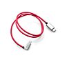 Ladekabel USB C auf Apple Lightning Audi Ladeadapter USB Kabel Rot 8S0051435L