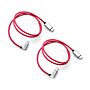 2x Audi Ladekabel USB C auf Apple Lightning & USB C 