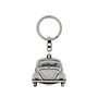 VW KÄFER SCHLÜSSELANHÄNGER MIT EINKAUFSWAGENCHIP IN GESCHENKDOSE - ANTIKSILBEROPTIK BEKH21