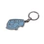 VW T1 BUS SCHLÜSSELANHÄNGER IN SICHTVERPACKUNG - SILHOUETTE/TÜRKIS Anhänger Key Ring BUKH13