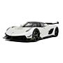 Koenigsegg Jesko 1:12 Modellauto Miniatur 1/12 Crystal White Kristallweiß GT501 Weiß