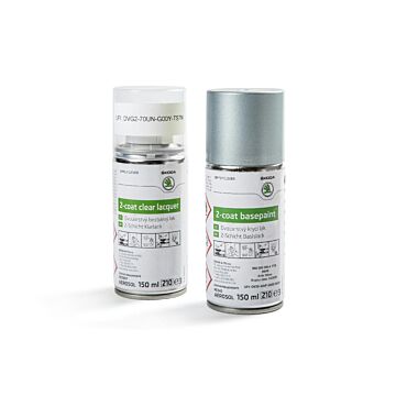 Skoda Lackspray Set F7B Arktisches Silber Metallic 000050200A F7B