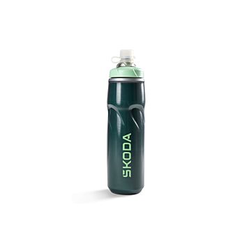 Skoda Isolier Fahrradtrinkflasche Flasche Fahrradflasche Grün 000050309J