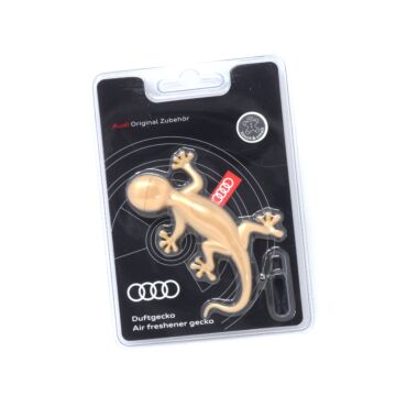 Audi Duftgecko Goldoptik Aromatisch Zimtig Weihnachten Lufterfrischer Autoduft Duftbaum 000087009AS