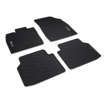 Original VW ID.4 Allwetterfußmatten Set Gummimatten Fußmatten Matten ID 4 11B061500 82V 11B06150082V
