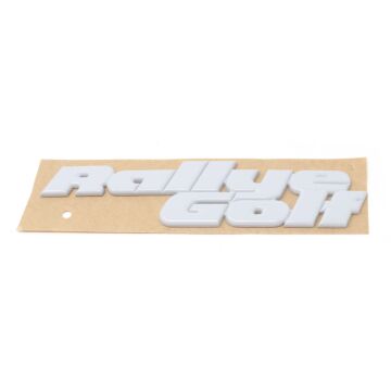 Heck-Schriftzug "RALLYE GOLF" für Volkswagen Golf 2. 191853675C GRU