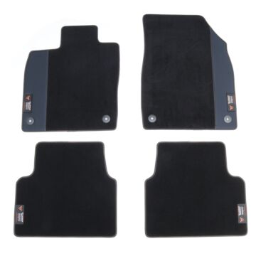 Cupra Born Premium Textilfußmatten 4 tlg. Fußmatten Satz Seat Schwarz Kupfer Original Fußmatten