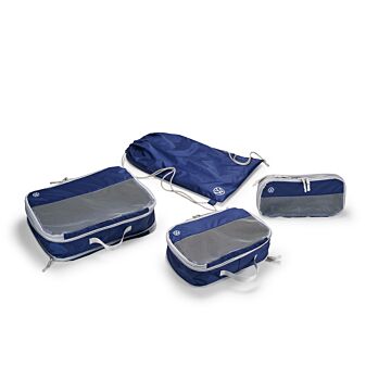 VW Gepäcktaschen Set Blau Taschen 4 teilig 1H2087308