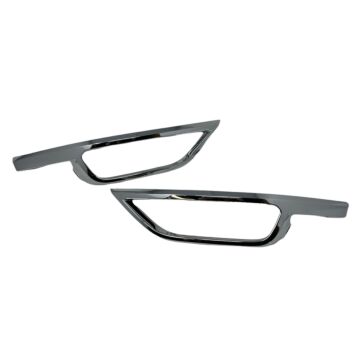 Original VW T-Roc Blenden hinten Stoßstange Chromglanz Chrom Zierblenden Abdeckungen Spoiler 2GA807833A 2ZZ 2GA807834A 2ZZ