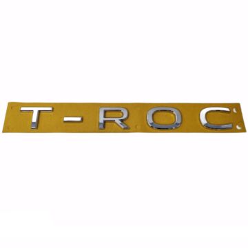 VW T-Roc Schriftzug Chrom Emblem Logo Heckklappe Hinten 2GA853687B 2ZZ