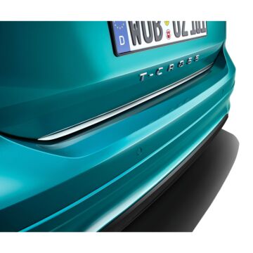 Original VW T-Cross Schutzleiste für Heckklappe in Chromoptik 2GM071360 Schutz