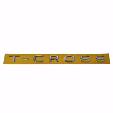 VW T-Cross Schriftzug Chrom Emblem Logo Heckklappe Hinten 2GM853687A 2ZZ
