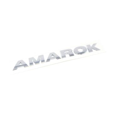 Amarok Logo Schriftzug Emblem silber hinten 28,7x3,3cm Original VW 2H5853687 739