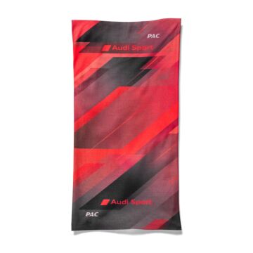 Schlauchtuch Audi Sport Rot/Grau Multifunktionstuch Schal Tuch 3132001900