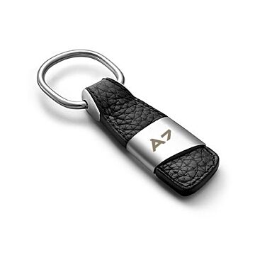 Audi A7 Leder Schlüsselanhänger Rindsleder Key Ring Kollektion 2014 3181400207 Original