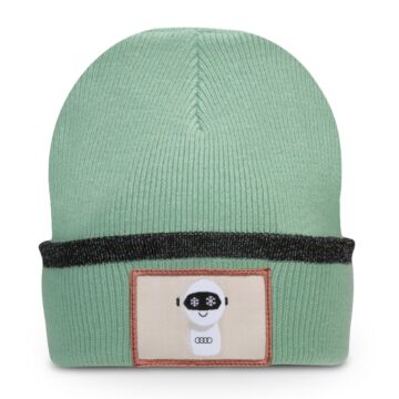 Audi Beanie ADUI Kinder grün Mütze Kindermütze Strickmütze 3202300700