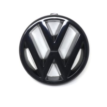 Original VW Emblem Front Schwarz 323853601 041 Logo Schriftzug Zeichen Golf 1 2 3 T4 Vento Jetta Passat Corrado