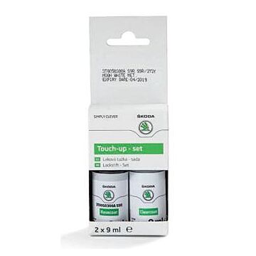 Skoda Lackstiftset Moon Weiss Perleffekt S9R Lackstift 3T0050300A S9R