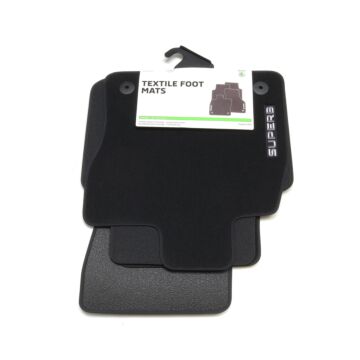 Skoda Textilfußmatten Set Premium SUPERB III 3V vorn hinten Prestige Stoffmatten Original Matten Fußmatten Stoff Velour 3V1061404
