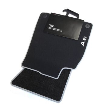 Audi A6 Textilfußmatten Premium 2 tlg. 4G1061275 MNO Velours Stoffmatten vorn