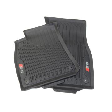 Original Audi S6 Allwetterfußmatten vorn 4K1061221A 041 Gummimatten Gummi Fußmatten Matten