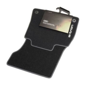 Audi e-tron Textilfußmatten Premium 2 tlg. 4KL061275 Velours Stoffmatten vorn Original Zubehör