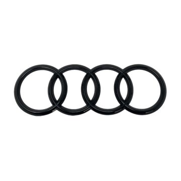Original Q7 4M Audi Ringe Schwarz 4M0853605 glänzend Grill Vorne Logo Emblem 4M0071801