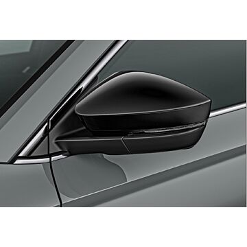 Skoda Karoq Kodiaq Spiegelkappen Satz Schwarz Kappen 57A072530