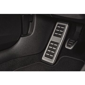 Skoda Abdeckung Fußstütze Edelstahl Karoq Kodiaq Octavia Superb 5E1064209