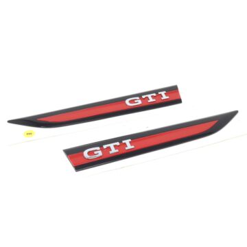 Original Golf 8 GTI Plaketten seitlich Kotflügel Logo Embleme Emblem