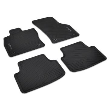 VW Golf 8 Allwetterfußmatten Mild-Hybrid Gummimatten Set Fußmatten Allwettermatten 5H9061500A 82V