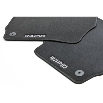 Skoda Rapid Standard Textilfußmatten 5JB061404E Stoffmatten Velours Vorn Hinten Fussmatten Original 